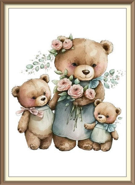 cats dogs bears bunnies