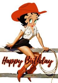 betty boop cowgirl cards