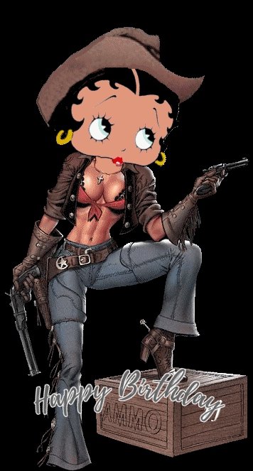 betty boop cowgirl cards