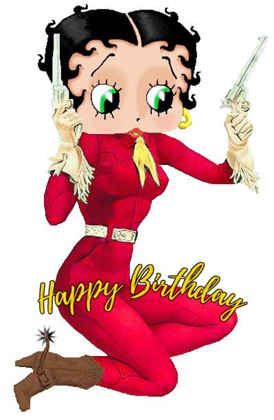 betty boop cowgirl cards