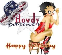 betty boop cowgirl cards