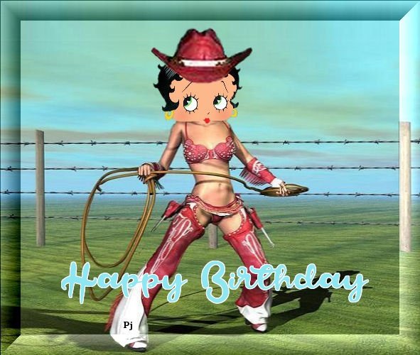 betty boop cowgirl cards