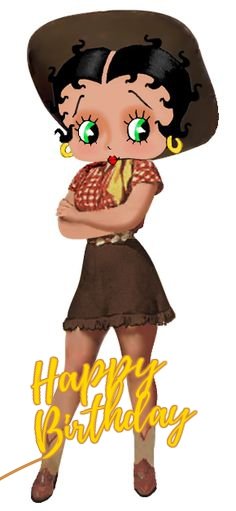 betty boop cowgirl cards