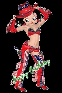 betty boop cowgirl cards