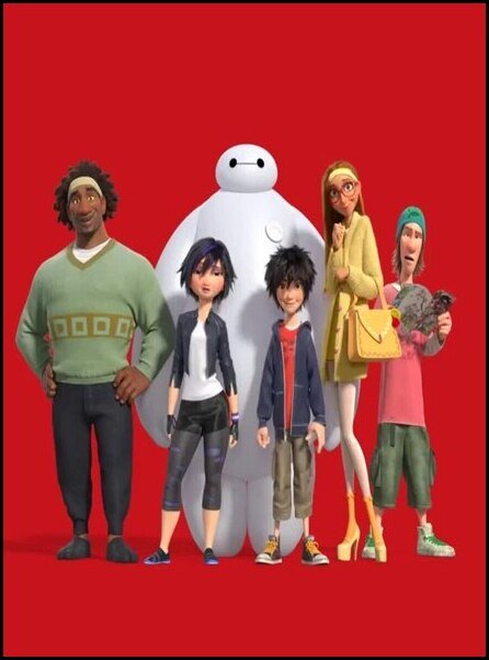 free personalized Disney big-hero-six Greeting card