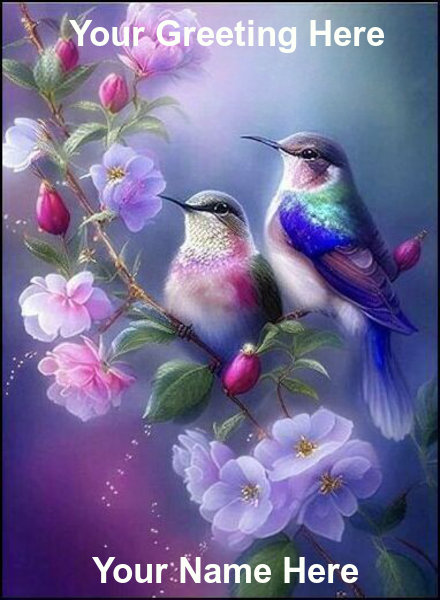 free personalized Greeting card