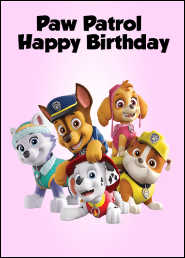 Birthday Flip Cards For Kids