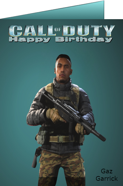 call of duty birthday ecards