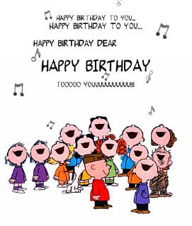 Charlie Brown Birthday Ecards