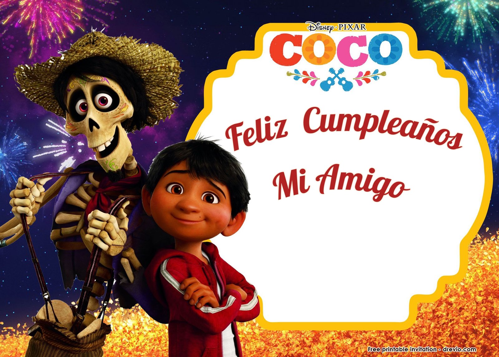 Coco birthday cards