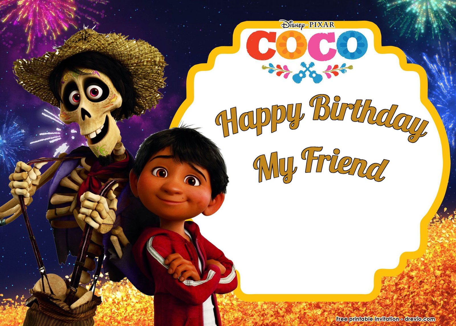 Coco birthday cards
