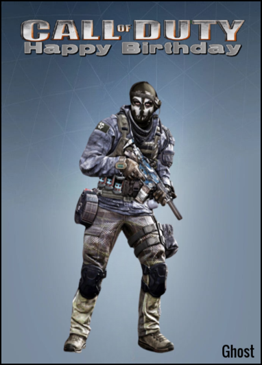 Call of Duty flip cards