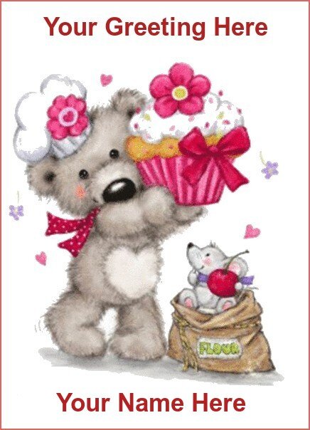 free personalized Greeting card