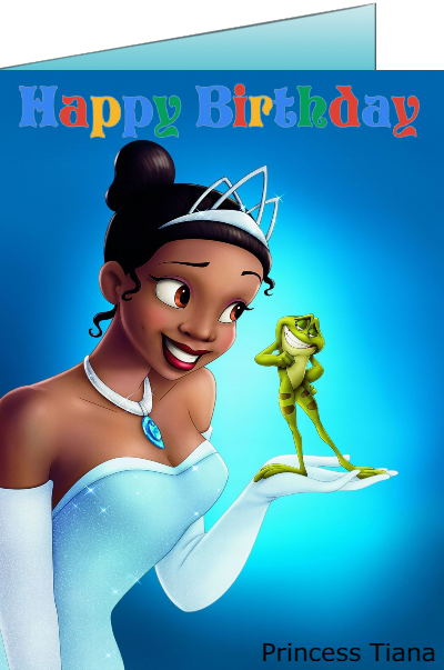 Disney eCard featuring Princess Tiana