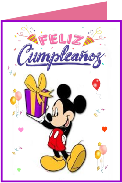 Free Disney birthday eCard