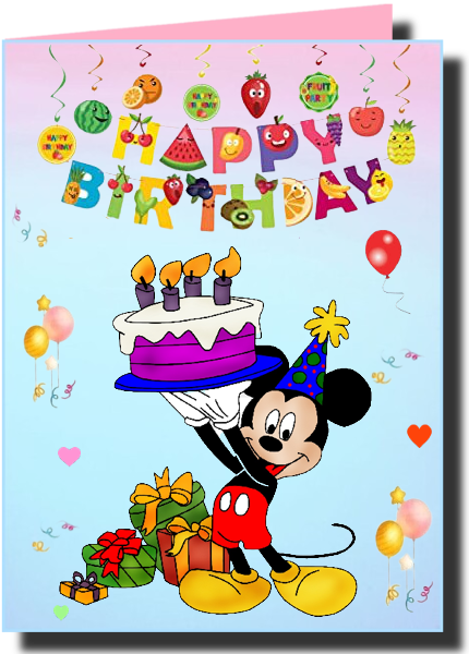 Free Disney birthday eCard
