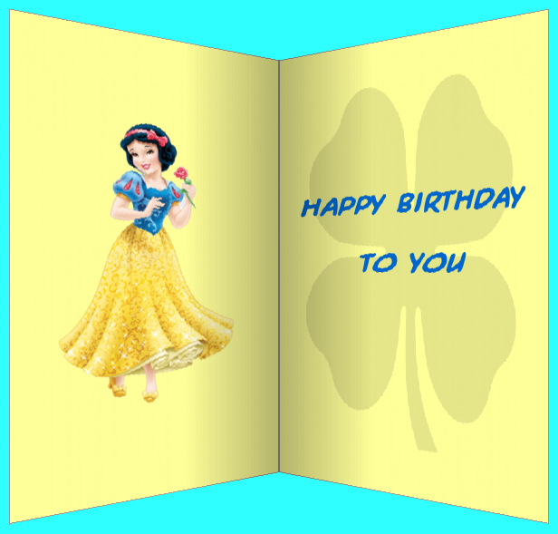 Disney Birthday Ecard