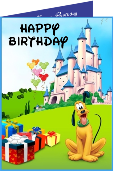 Free Disney birthday eCard