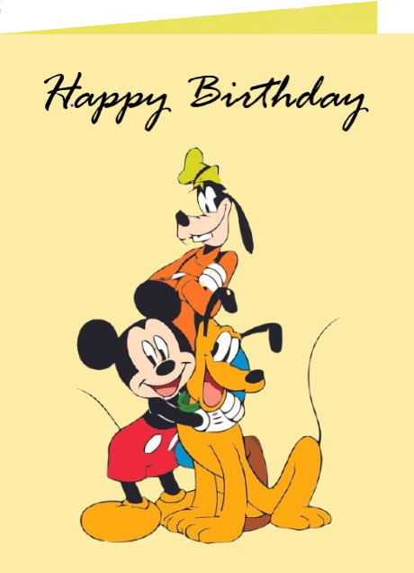 Free Disney birthday eCard