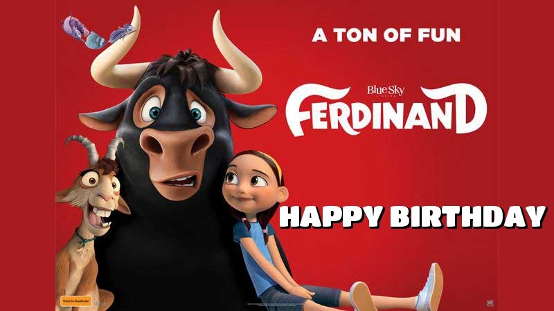 ferdinand-movie birthday cards