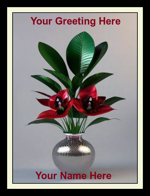 free personalized Greeting card