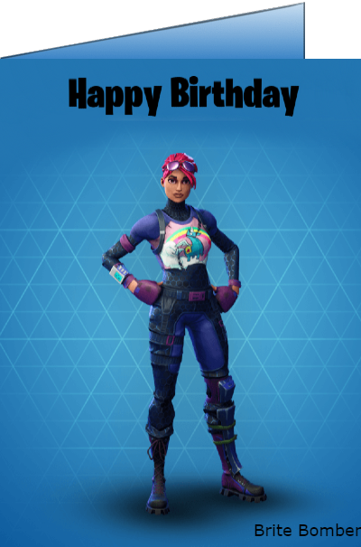 fortnite brite-bomber ecards