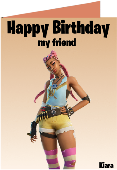 fortnite kiara ecards