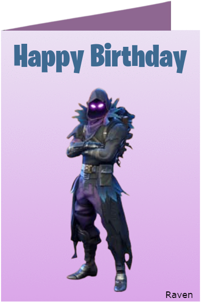 fortnite raven ecards