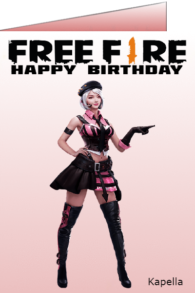 free fire ecards