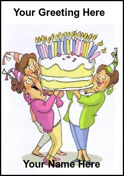 free personalized Greeting card