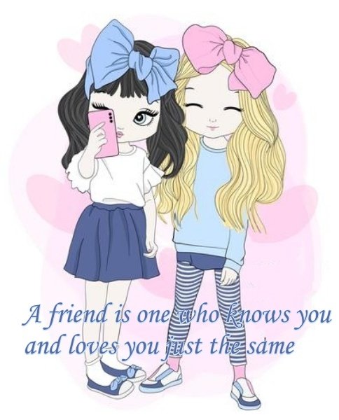 girls-friendship ecards