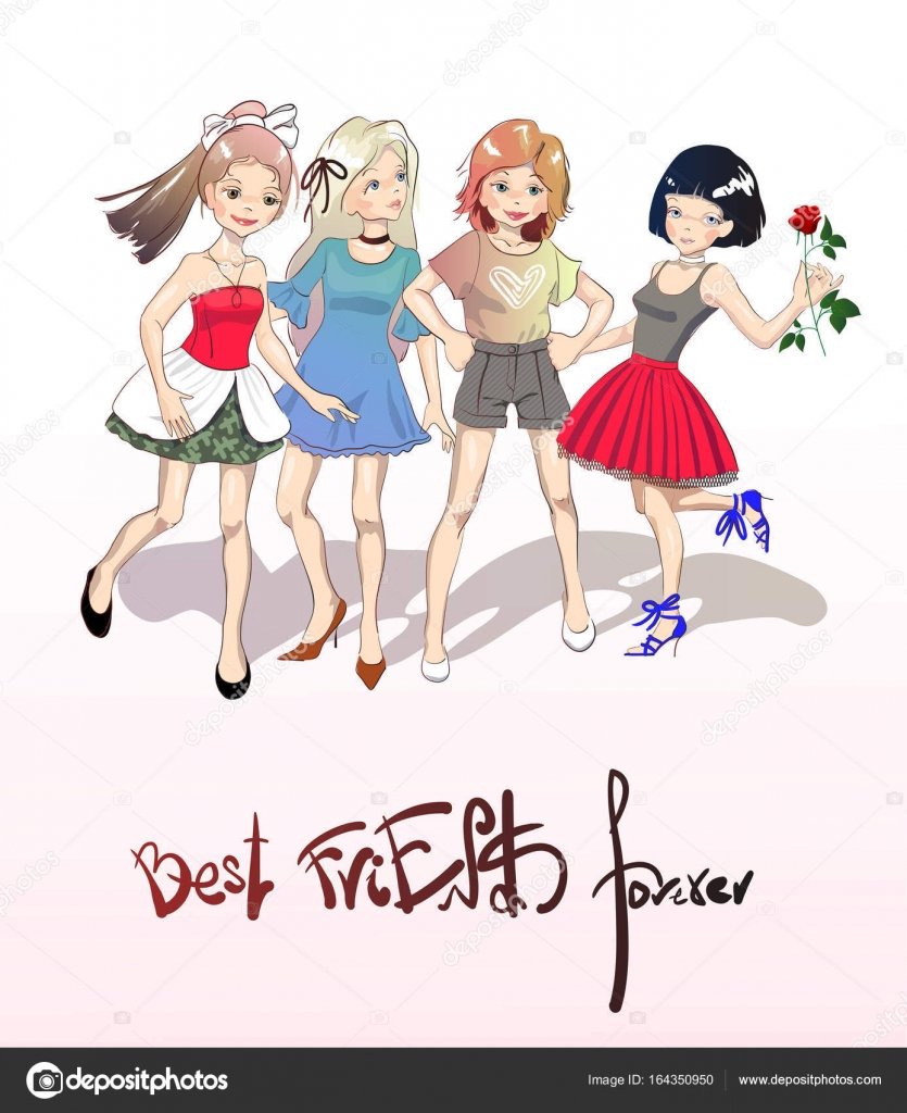 girls-friendship ecards
