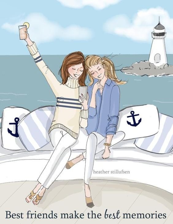 girls-friendship ecards