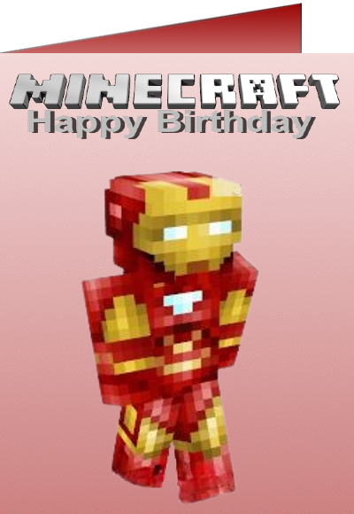 minecraft birthday ecards