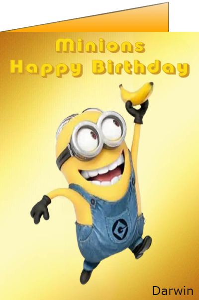 minions birthday ecards