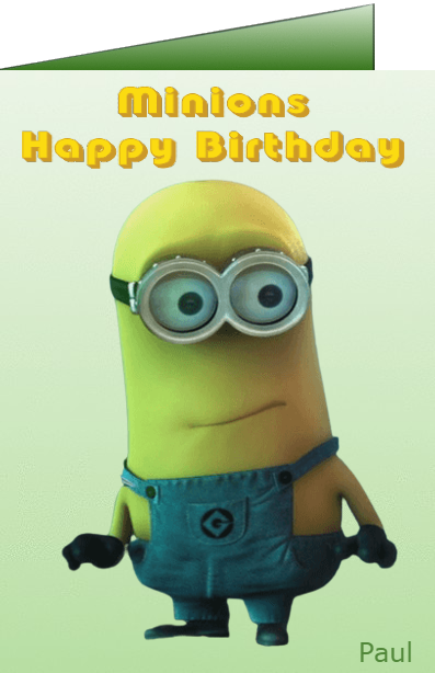 minions birthday ecards