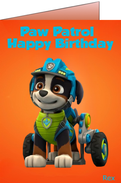 paw patrol birthday ecards