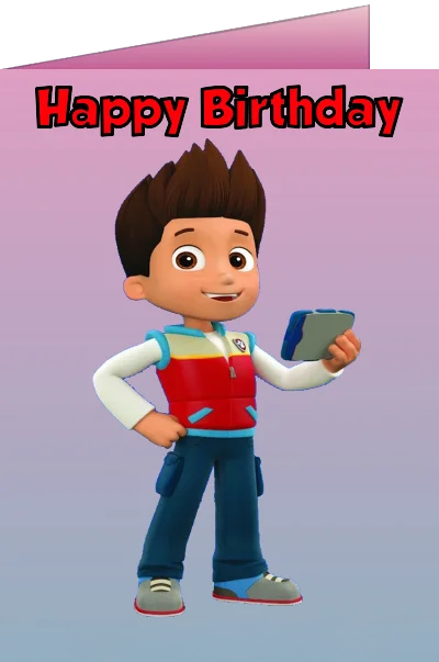 paw patrol birthday ecards
