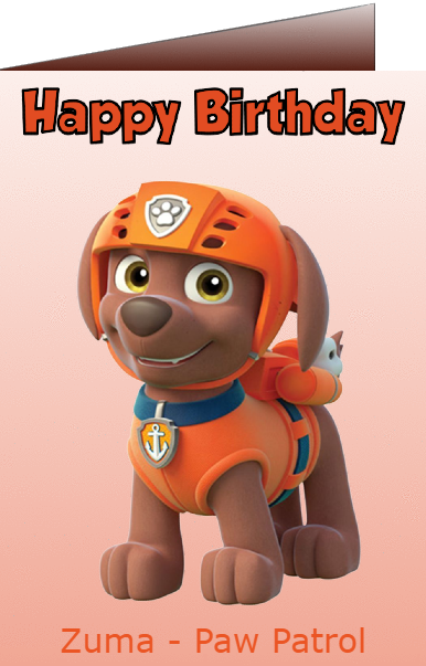paw patrol birthday ecards