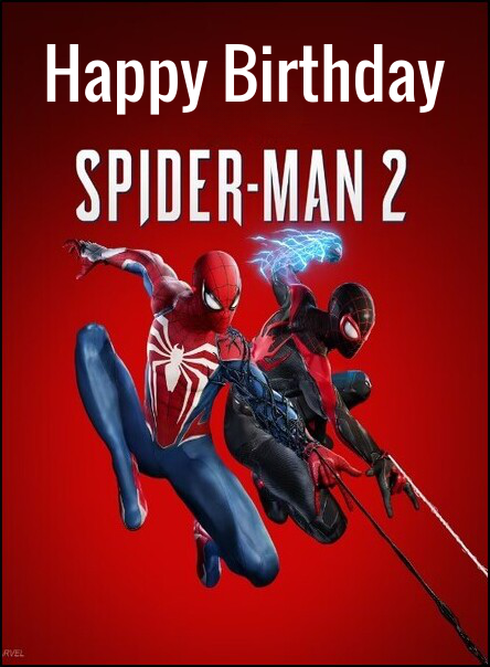 birthday cards spiderman