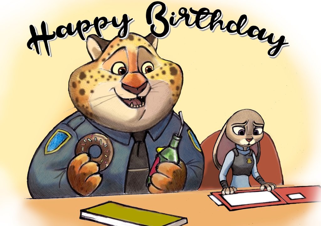 Zootopia Birthday Ecards